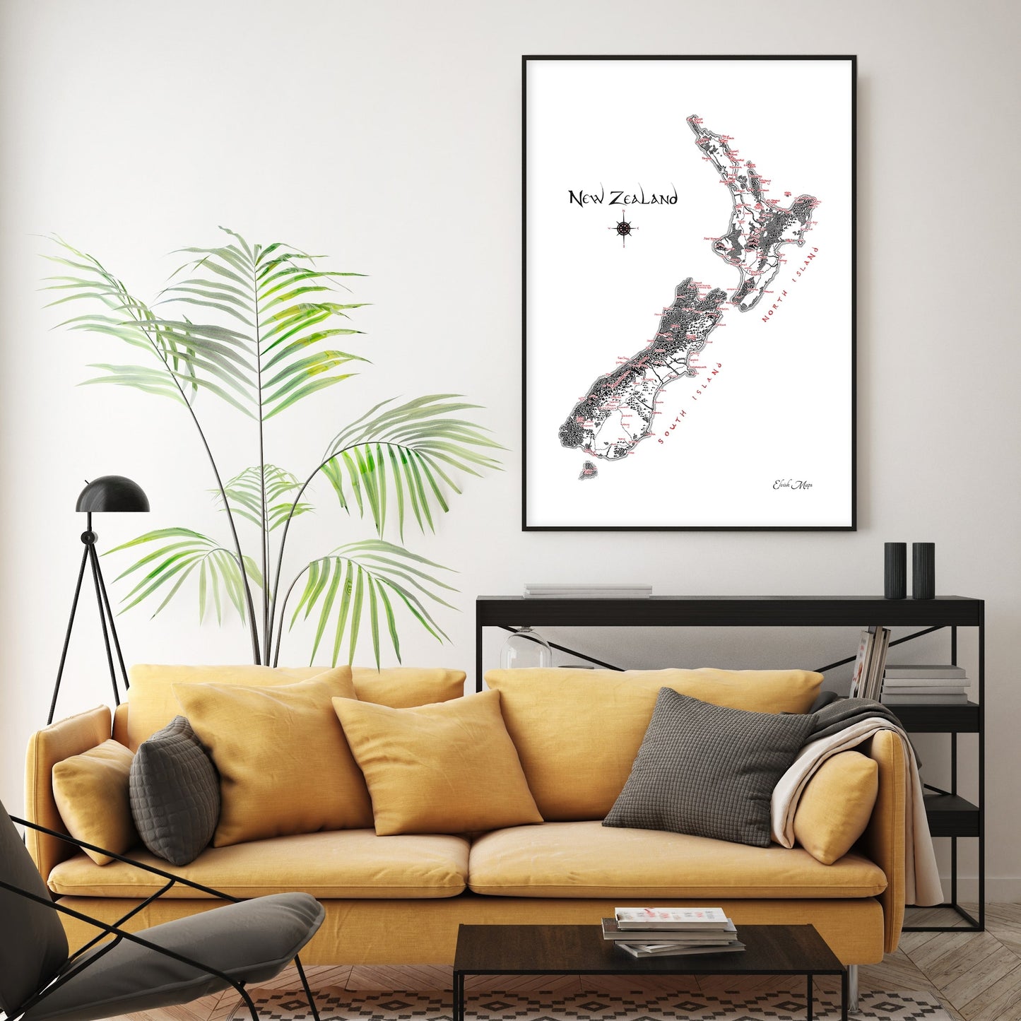 Aotearoa New Zealand Map