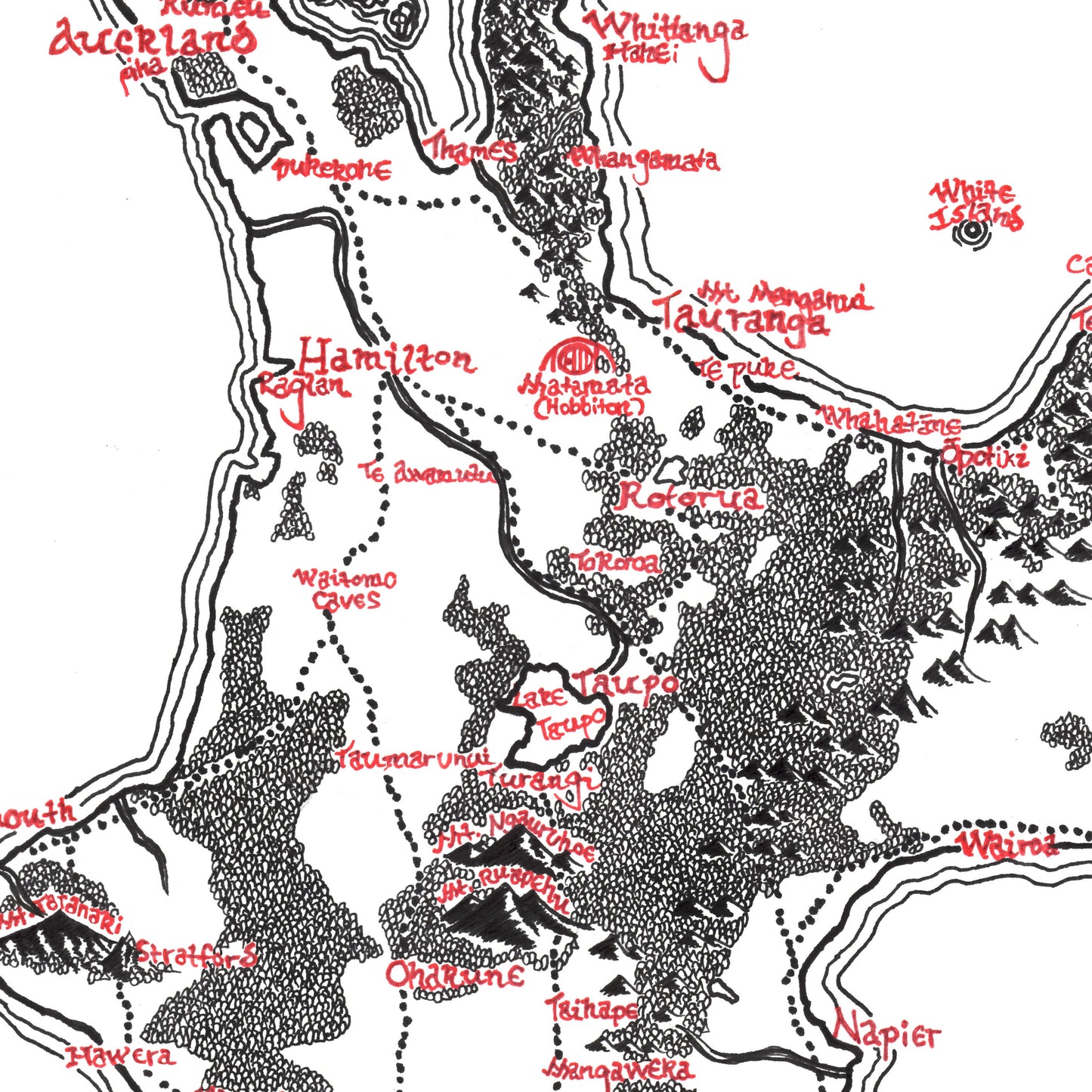 Aotearoa New Zealand Map