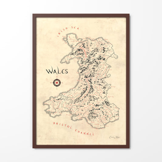Wales Map (English Edition)