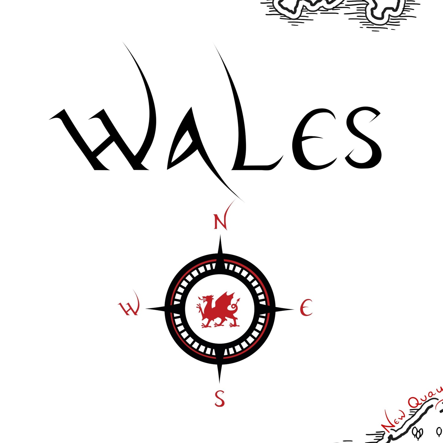 Wales Map (English Edition)